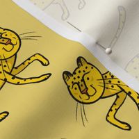 Cheetahs on Yellow - Zoo Map Coordinate - Medium