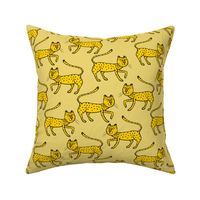 Cheetahs on Yellow - Zoo Map Coordinate - Medium