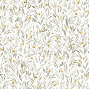 October Provence - Grey and Yellow - Liberty Style