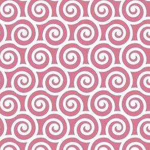 Bold Swirls on Pink D67A91: Extra Small