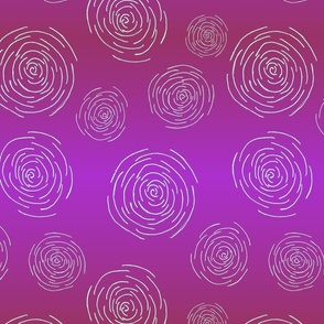 Light Blue Abstract Rose On Pink