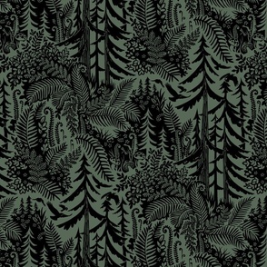 PNW forest dark green