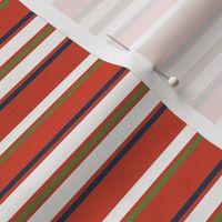 Hit The Slopes Textured Stripe Christmas Red Small