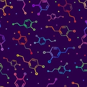 Dopamine purple rainbow 
