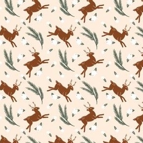 Pine Grove - Leaping Deer - Small Print