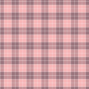 pink and purple checkboard tartan plaid / small