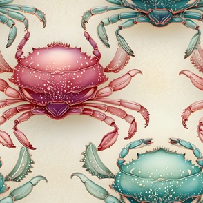 Crab-tivating Pastels: A Pinch of Quirk in Home Decor