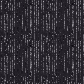Plant-Based Pinstripes in Black