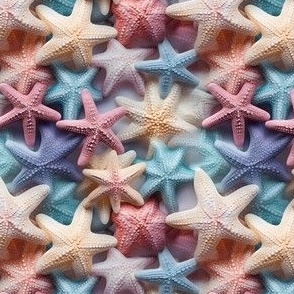 Starstruck Delights: Pastel Starfish Home Whimsy