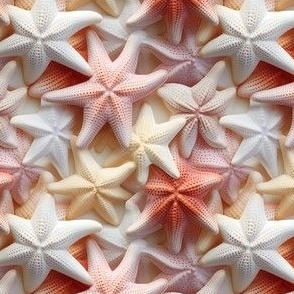 Starry-Eyed Decor: Whimsical Starfish in Pastel Paradise