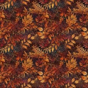 Fall foliage Batik 4