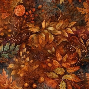 Fall foliage Batik 3
