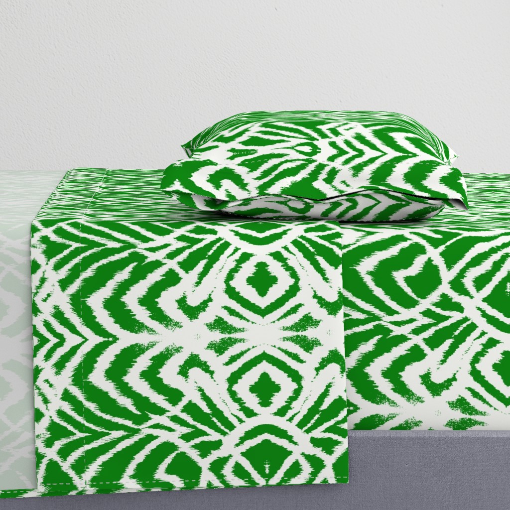 Wild Ikat Emerald 