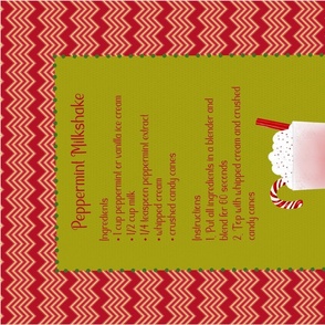 Peppermint Milkshake Tea Towel