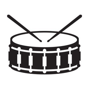 Snare Drum, Marching Band, Color Guard, High School Marching Band, College Marching Band, Drum & Bugle Corp, Drum Corps, Drumline, Drumsticks, School Spirit, Black & White