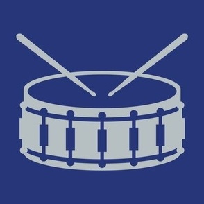 Snare Drum, Marching Band, Color Guard, High School Marching Band, College Marching Band, Drum & Bugle Corp, Drum Corps, Drumline, Drumsticks, School Spirit, Blue & Gray, Blue & Silver