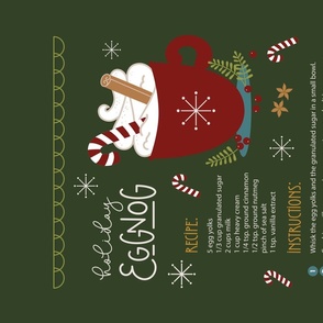 Holiday Eggnog_Tea Towel