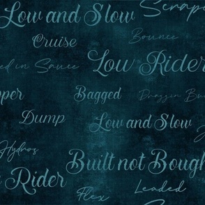 Lg Low Rider Lingo - teal