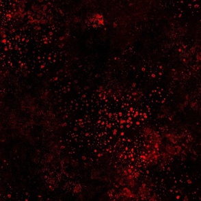 Paint Spatters - red on black - goth, horror, dark