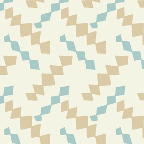 Retro Zigzag Array [ivory] medium