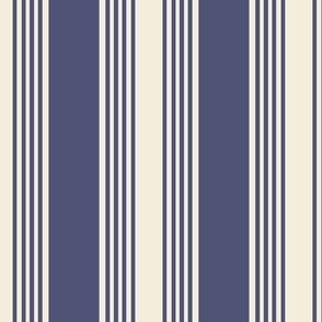 Sailor stripe navy and cream