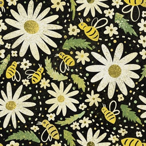 Daisies and bees. Non-Directional - Large scale