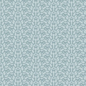 abstract butterfly pattern in light blue