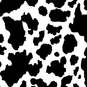  Cow Print Black & White