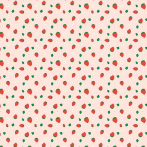 Cute and Tiny Strawberry Pattern (medium)