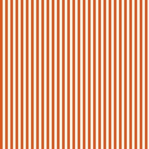 Simple cream and orange stripes - small scale