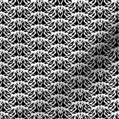 caleidoscope_geometric print in black and white