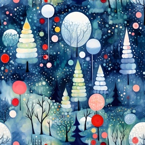 Whimsical Winter Landscape 2