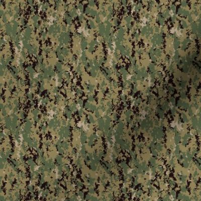 1/6th Scale Navy Woodland Camo NWU III Fabric | Spoonflower