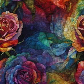 Rainbow Roses 3