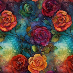 Rainbow Roses 5