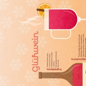 gluhwein recipe tea towel