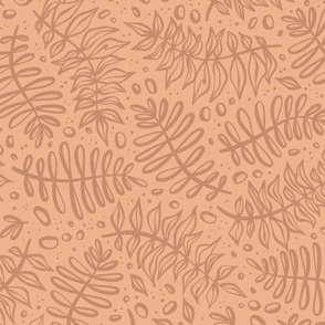 Whimsical Leaves  |  Orange