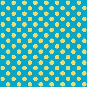 Polka Dots // small print // Sweet Lemon Dots on Bubblegum