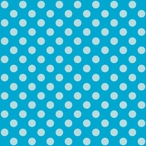 Polka Dots // small print //  Light Bubblegum Dots on Bubblegum