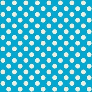 Polka Dots // small print // Vanilla Cream Dots on Bubblegum