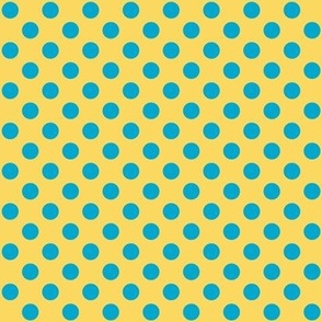 Polka Dots // small print // Bubblegum Dots on Sweet Lemon