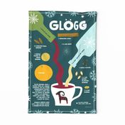 Glögg Recipe Tea Towel