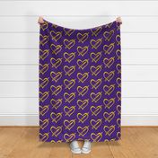 Flute, Flute Love, Flute with Heart, Flute Player, Marching Band, Color Guard, High School Marching Band, College Marching Band, Orchestra, Purple & Gold, Purple and Yellow