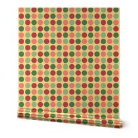 polka dots multi one LG red green blue pink - christmas wish collection