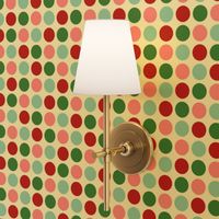 polka dots multi one LG red green blue pink - christmas wish collection