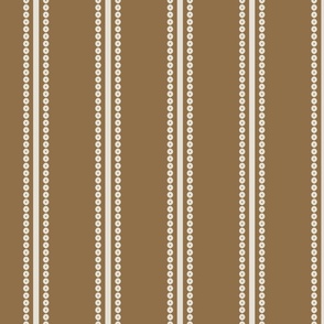 Dots and Stripes - Fawn Brown