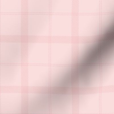 Pink on Light Pink Check Plaid