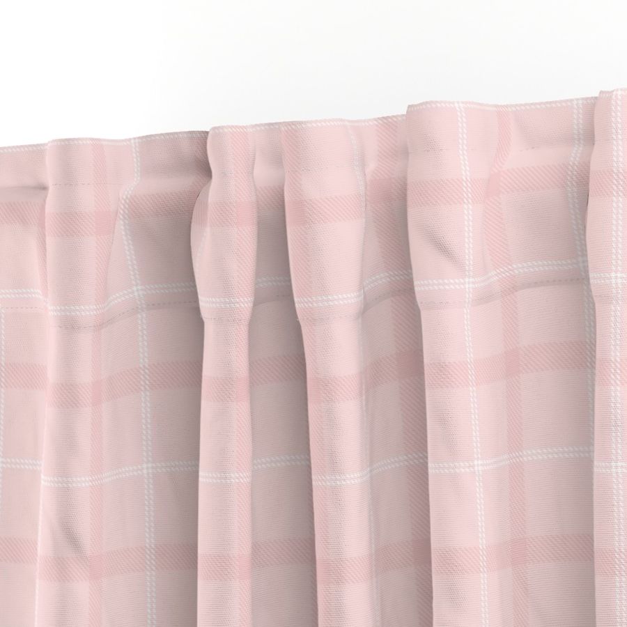 Pink and White on Light Pink Check Plaid