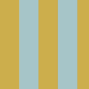 Bold Stripe - Yellow and baby blue