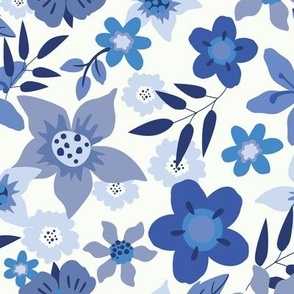Blue-Floral